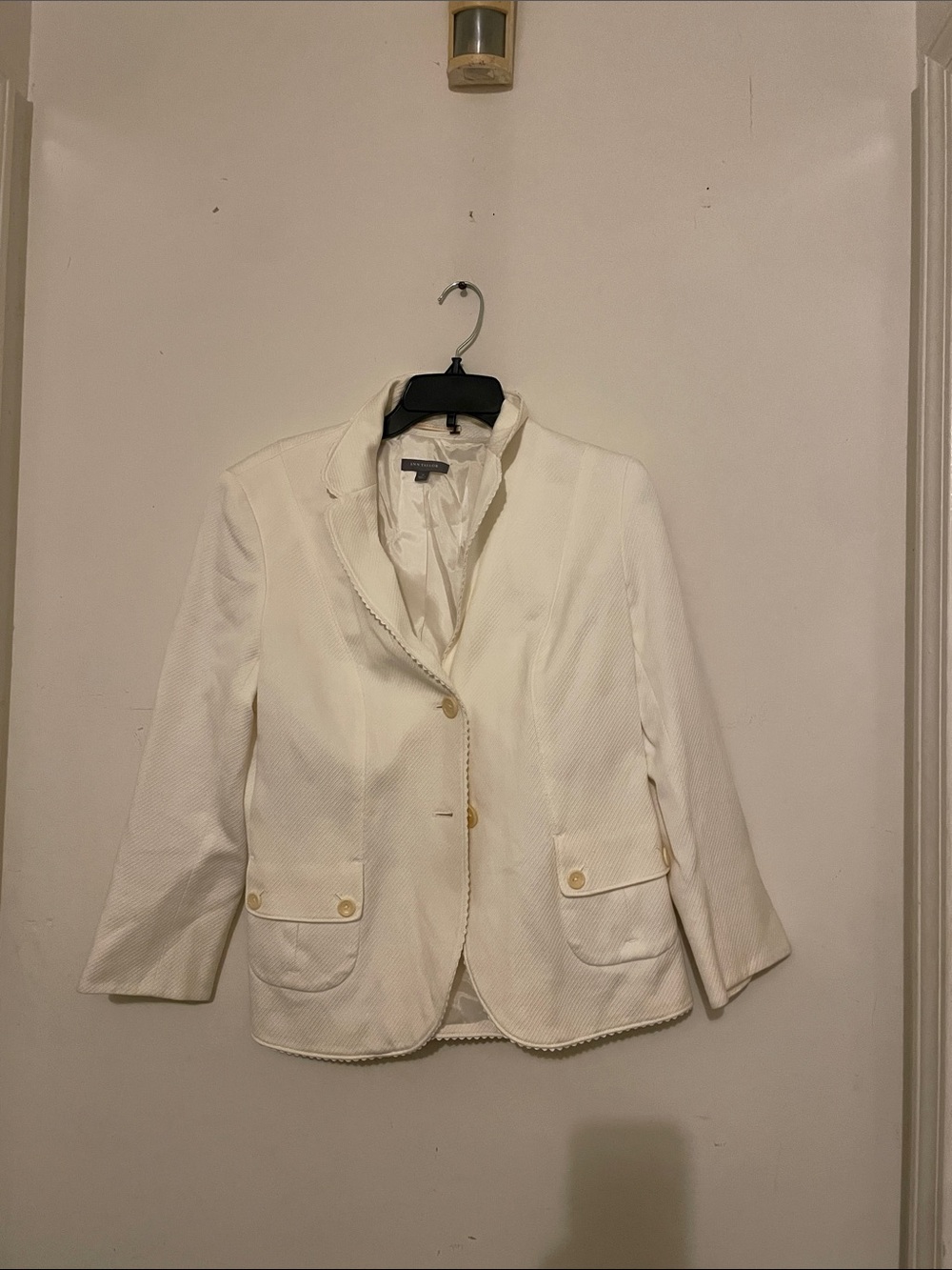 Ann Taylor white jacket